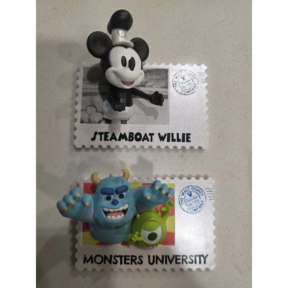 Disney Mickey Steamboat Willie 100 Years of Wonder Retro Stamp Series Monsters